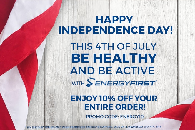 Happy's Independence Day! This month stay healthy and active!