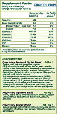green drink vitamins