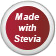 Made with Stevia
